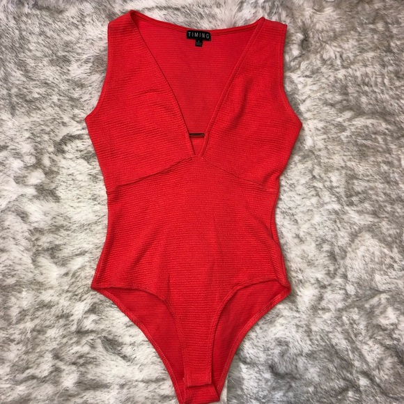 Timing Other - Dark coral Timing bodysuit. New without tags.